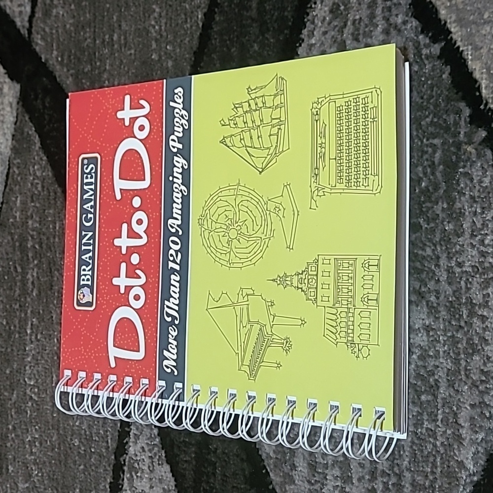 BRAIN GAMES DOT-TO-DOT 125 AMAZING PUZZLES PRICE FIRM